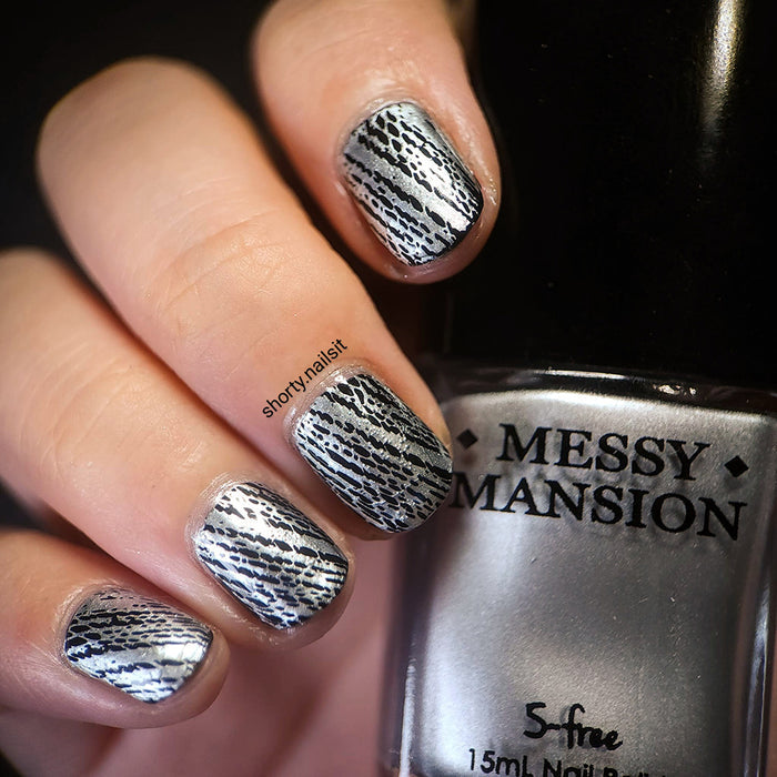 Sterling -  Silver Nail Stamping Polish