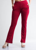 Stretchable Flared Bootcut Cotton Pants