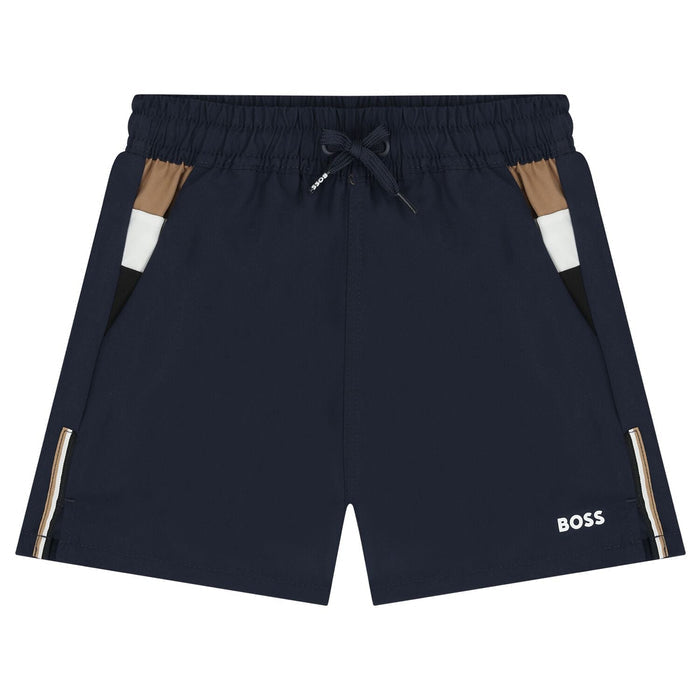 BossStriped Panel Swim Shorts3617165892318SAVANNA