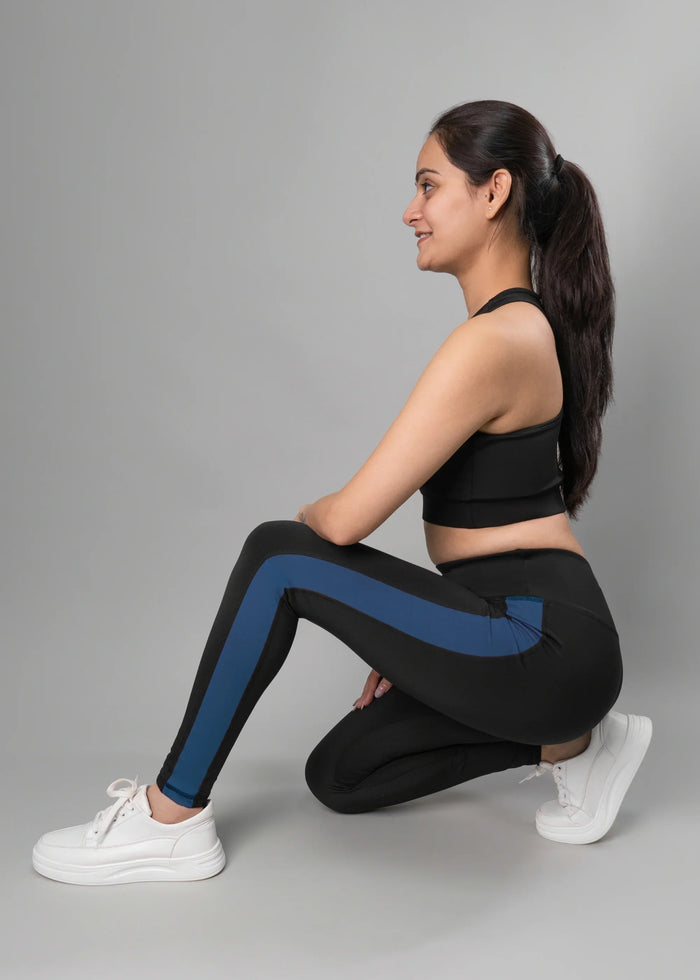 StripePlay Ankle Length Tight