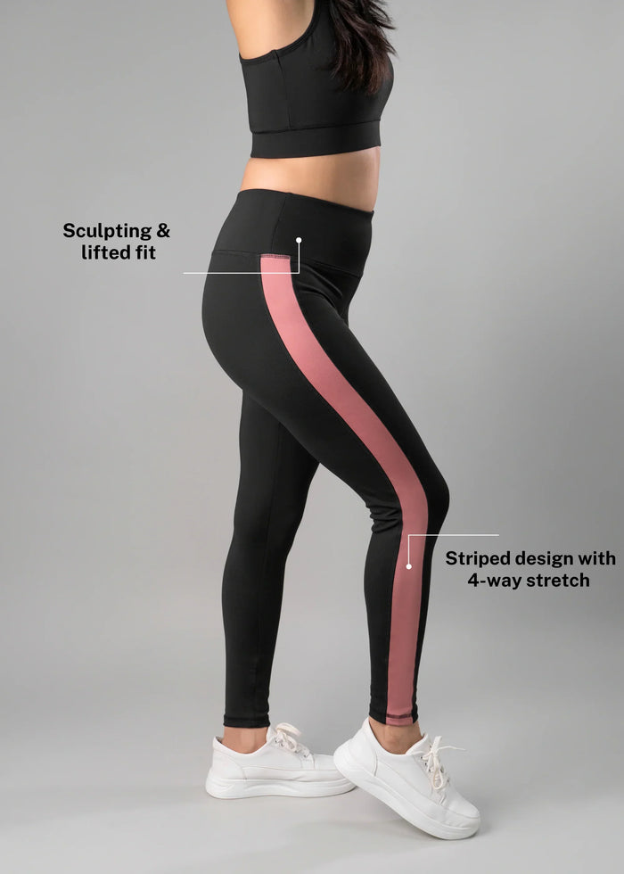 StripePlay Ankle Length Tight