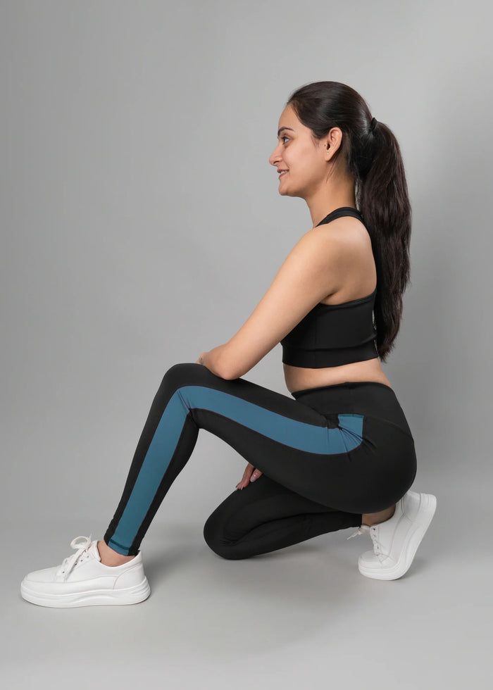 StripePlay Ankle Length Tight