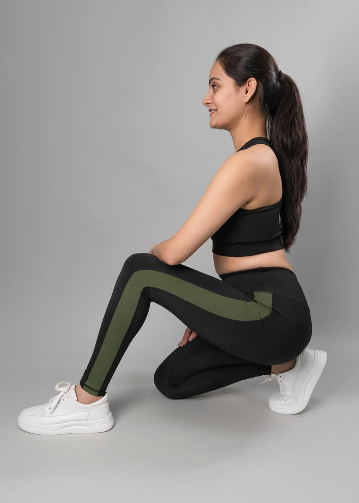 StripePlay Ankle Length Tight