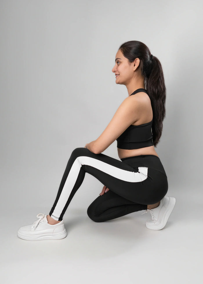 StripePlay Ankle Length Tight