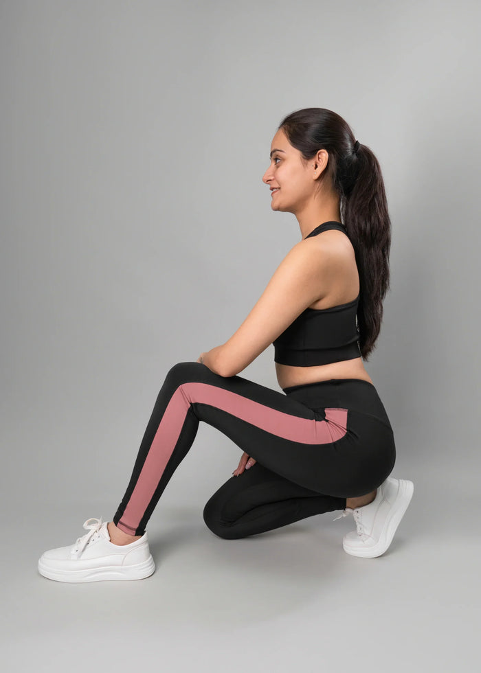 StripePlay Ankle Length Tight