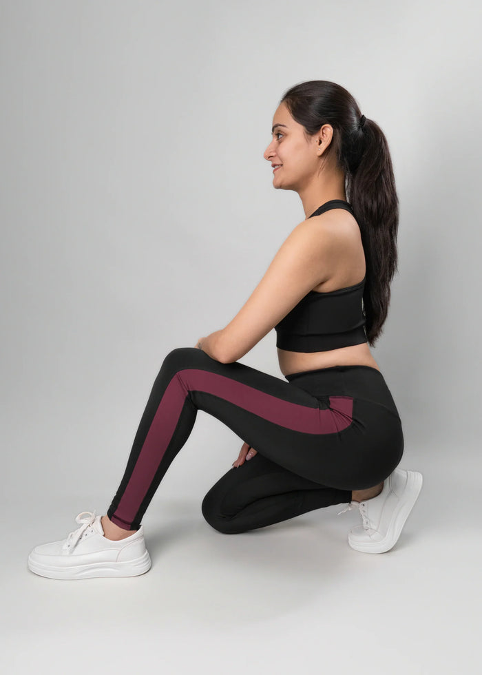 StripePlay Ankle Length Tight