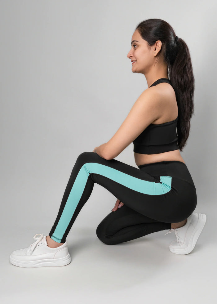 StripePlay Ankle Length Tight