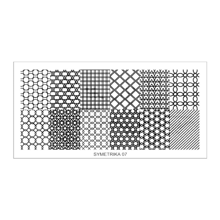 SY07 Messy Mansion Nail Stamping Plate