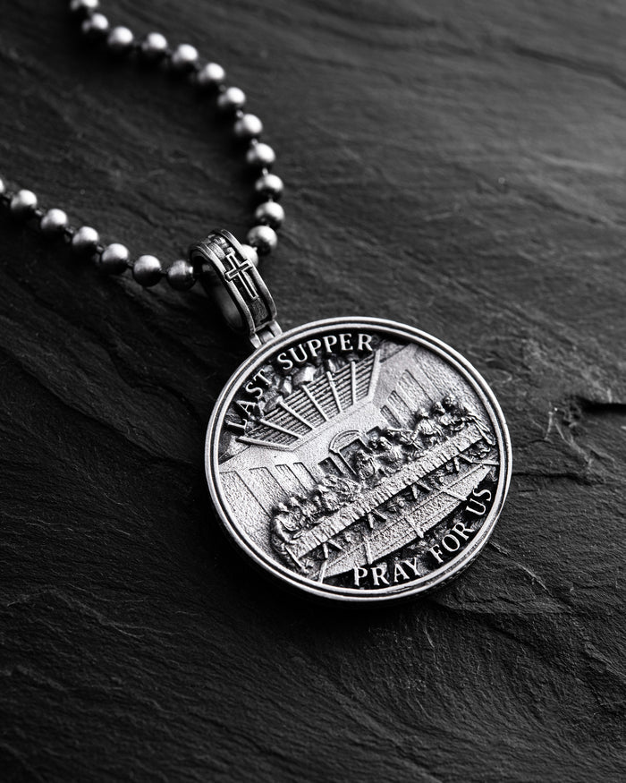 THE LAST SUPPER silver pendant