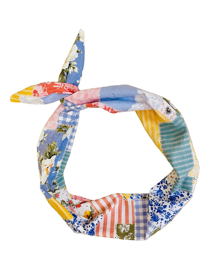 Amanda Bright Designs boho style headband patchwork casual