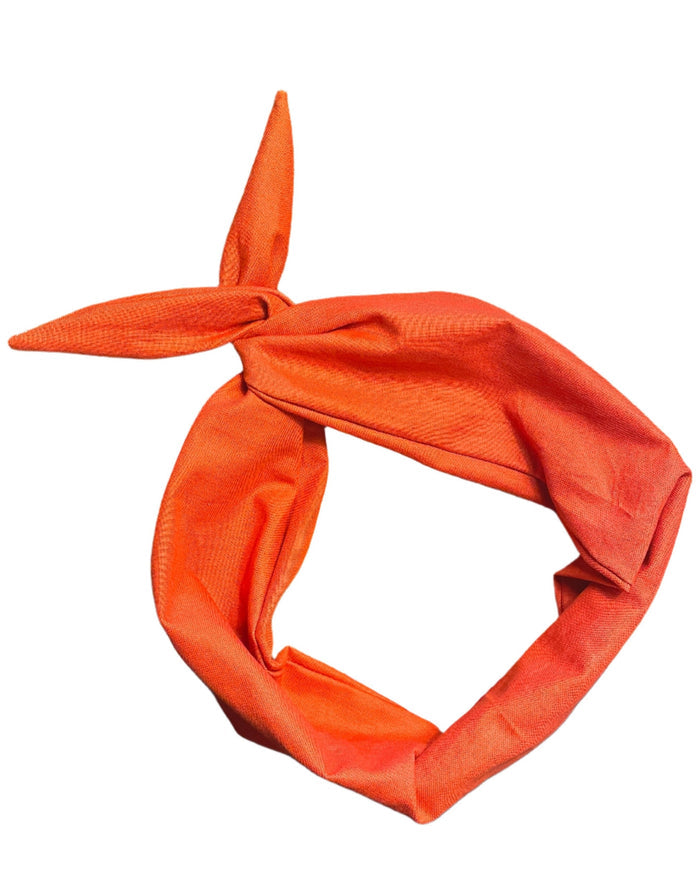 Amanda Bright Designs Original Tie Head Band Burnt Orange