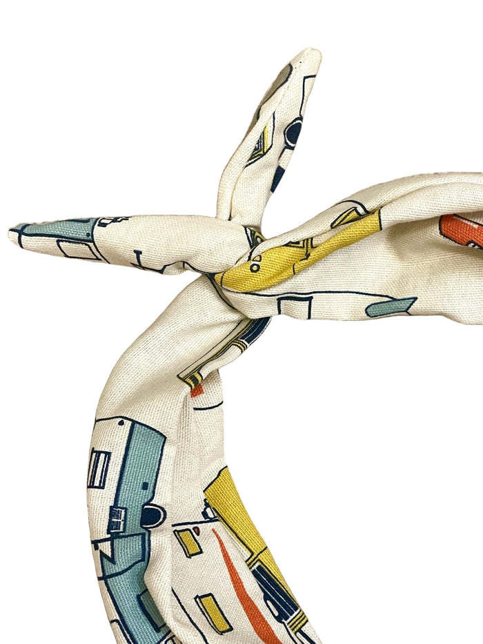 Amanda Bright Designs camper and rv theme headband for women with retro campers road travel