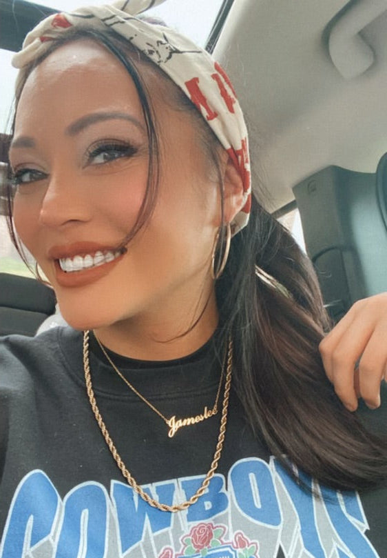 Amanda Bright Designs The Original Tie Headband Cowgirl