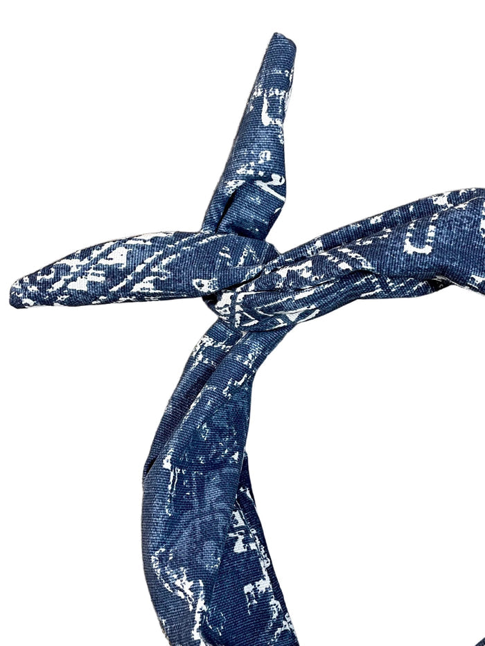 Amanda Bright Designs Sioux print southwestern style denim headband