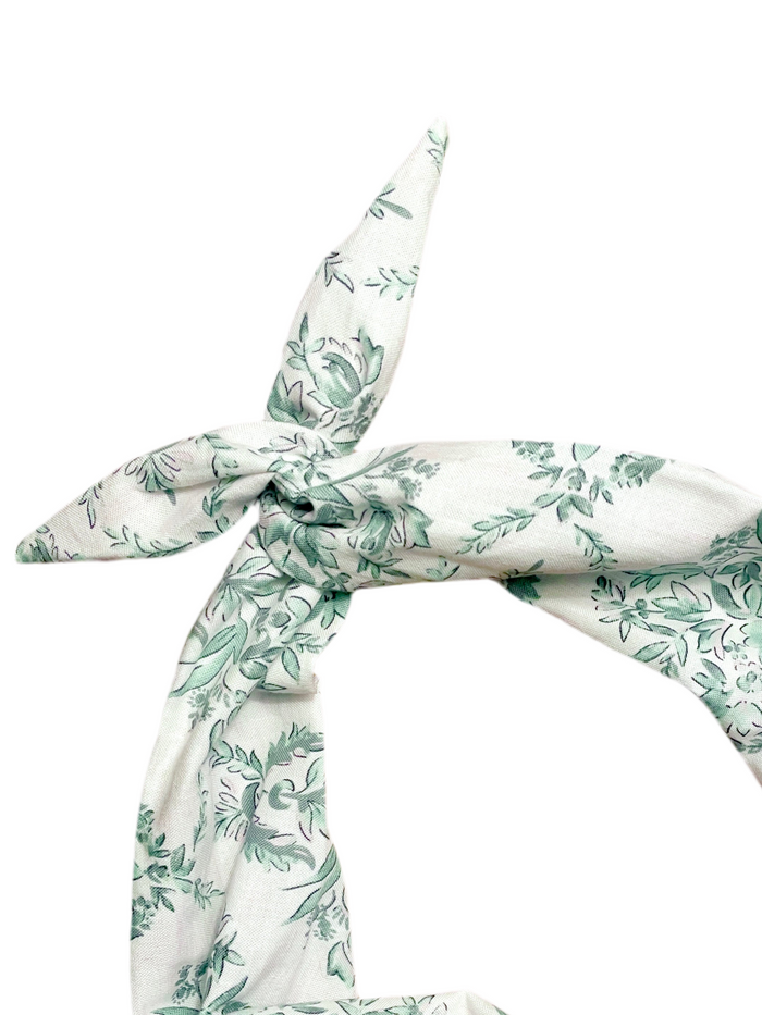 Amanda Bright Designs green toile english countryside style headband
