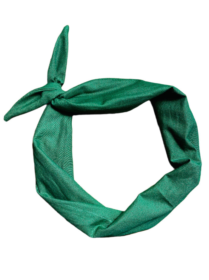 Amanda Bright Designs The Original Tie Headband Hunter Green