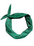 Amanda Bright Designs The Original Tie Headband Hunter Green