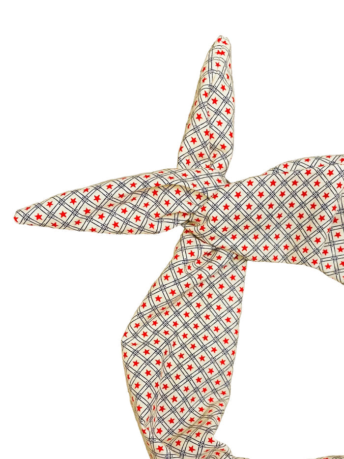 Amanda Bright Designs vintage Americana, headband star, red, white, and blue