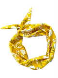 Amanda Bright Designs Baby's Breath Yellow Mustard Original Tie Headband