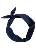 Amanda Bright Designs Navy Blue Original Tie Headband