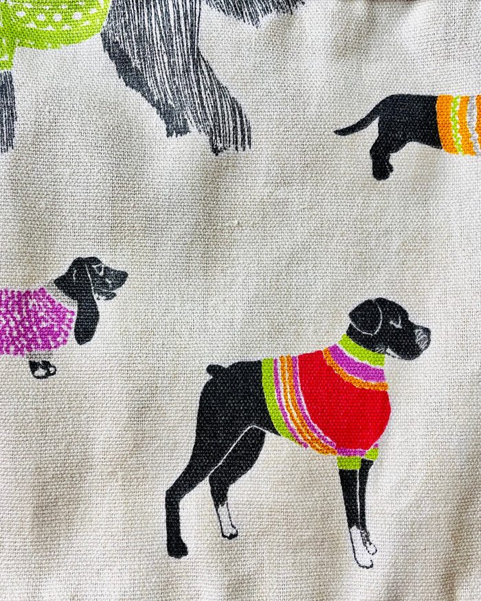 Pixie Apron daschund coon dog hound schnauzer sweaters fabric swatch number 2
