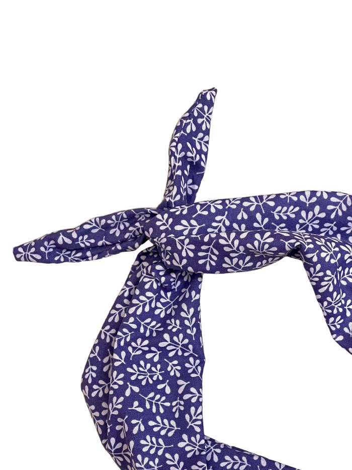 amanda bright designs purple leaves headband