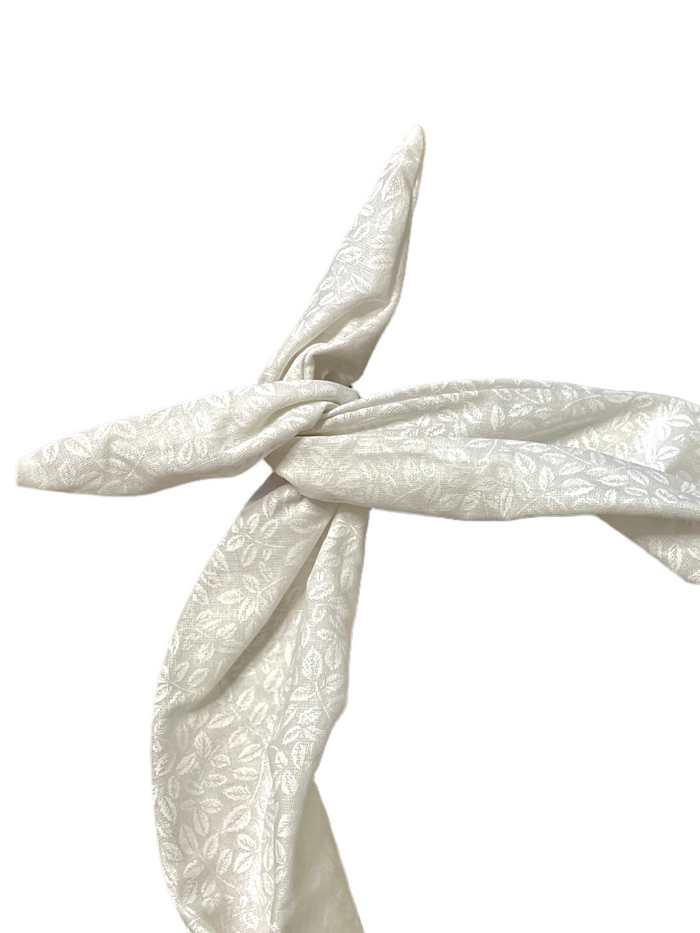 Amanda Bright Designs bridal white floral headband