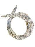 Amanda Bright Designs map patterned headband