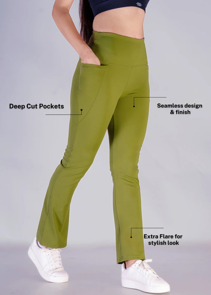 TrendyTwirl Flare Pants