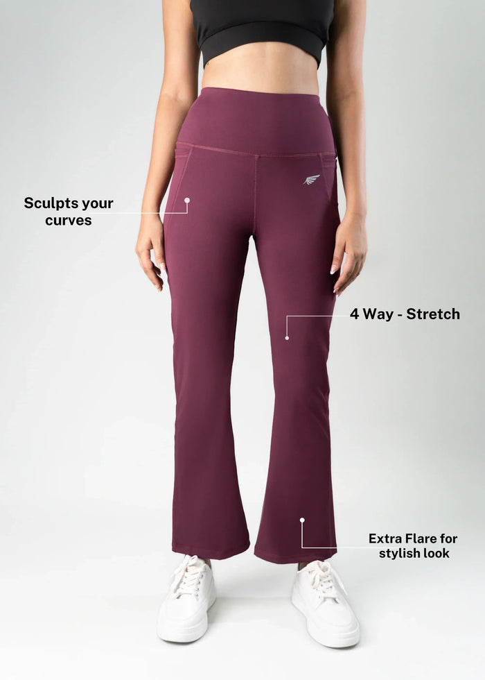 TrendyTwirl Flare Pants