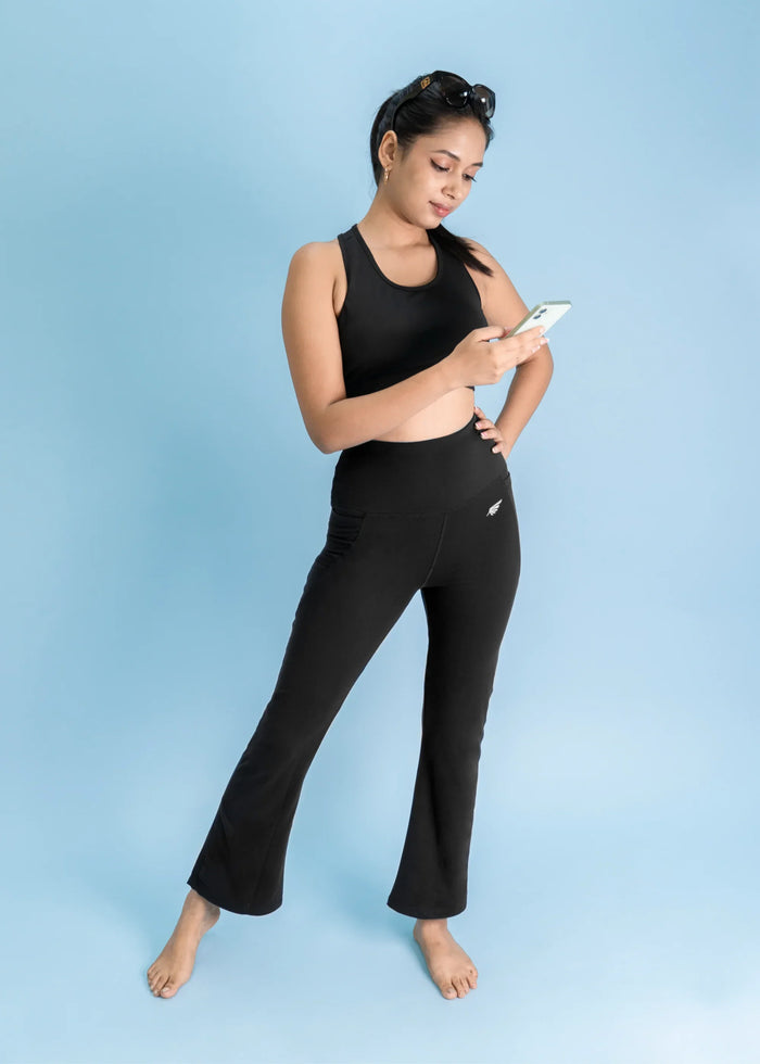 TrendyTwirl Flare Pants