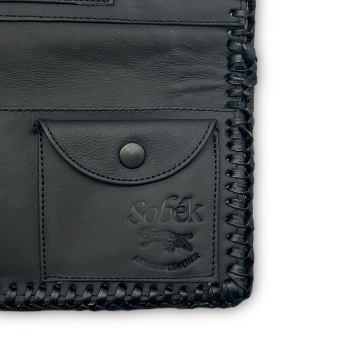python clutch coin pocket