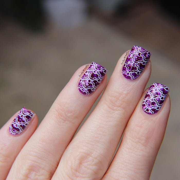 White Stamping Polish