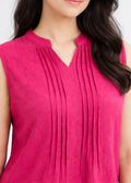 Women Mandarin Collar Top