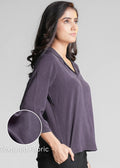 Women Textured Shirt Style Top