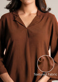 Women Textured Shirt Style Top