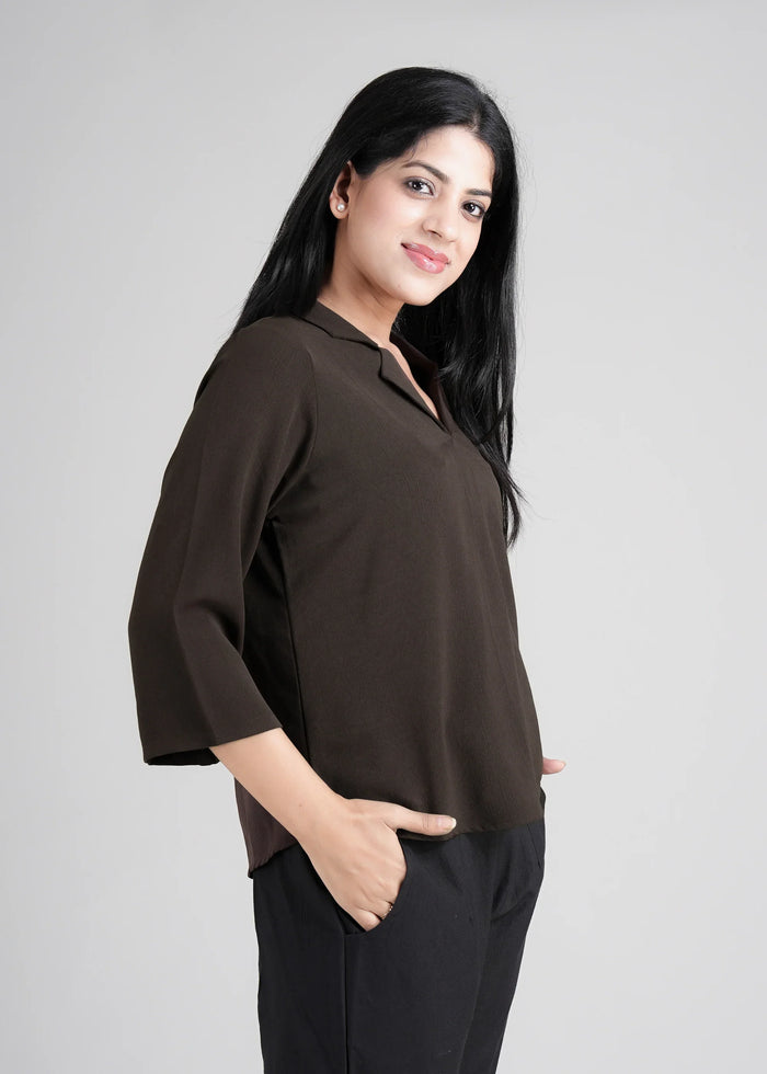 Women Textured Shirt Style Top