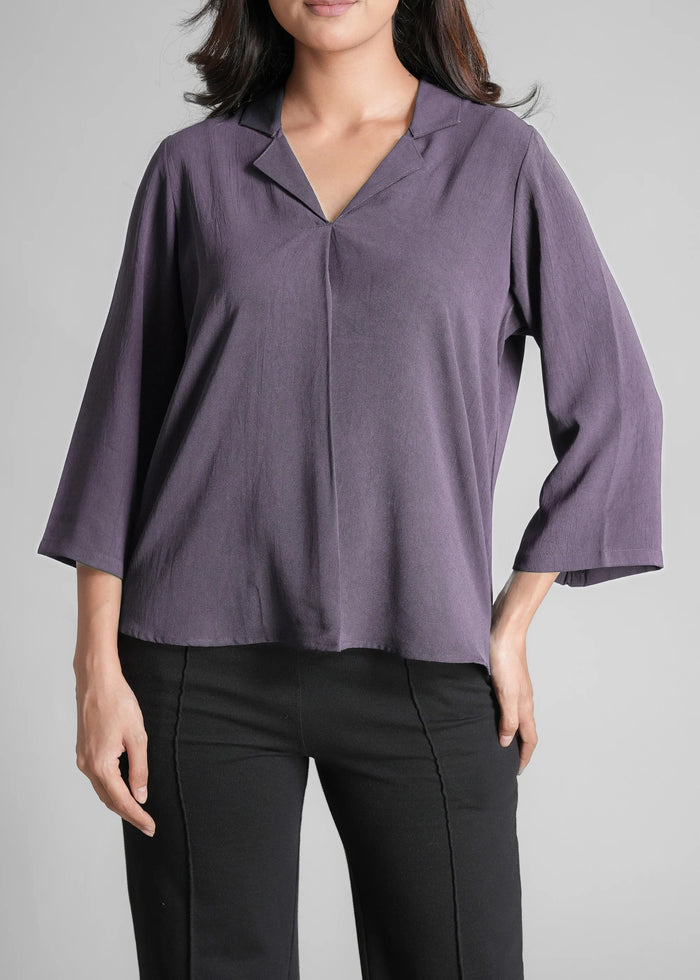 Women Textured Shirt Style Top