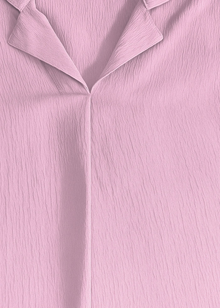 Women Textured Shirt Style Top