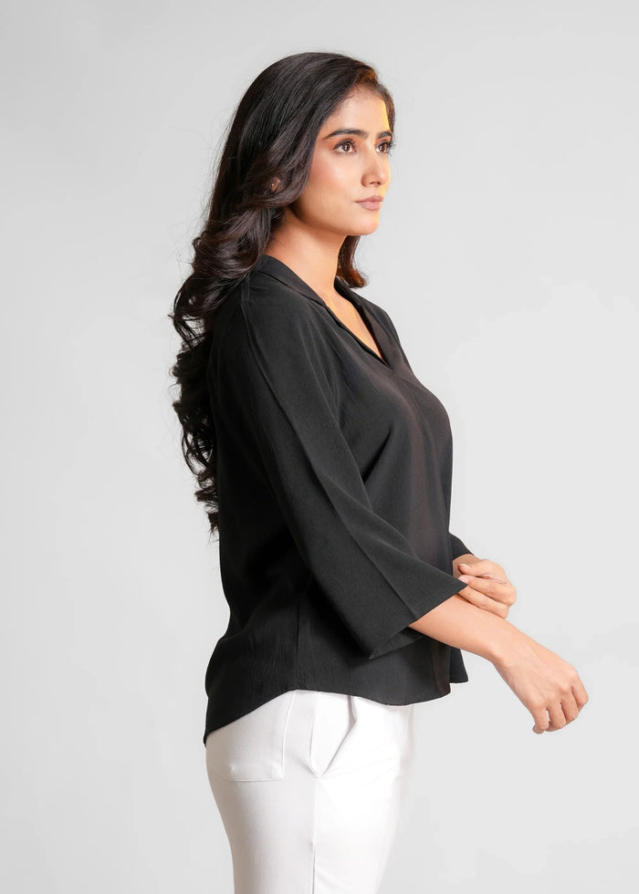 Women Textured Shirt Style Top