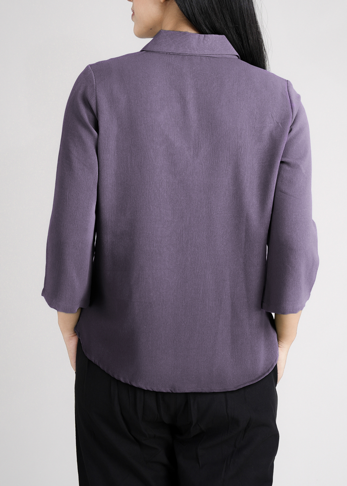 Women Textured Shirt Style Top