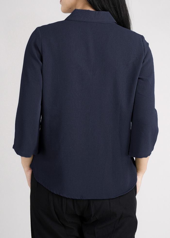 Women Textured Shirt Style Top