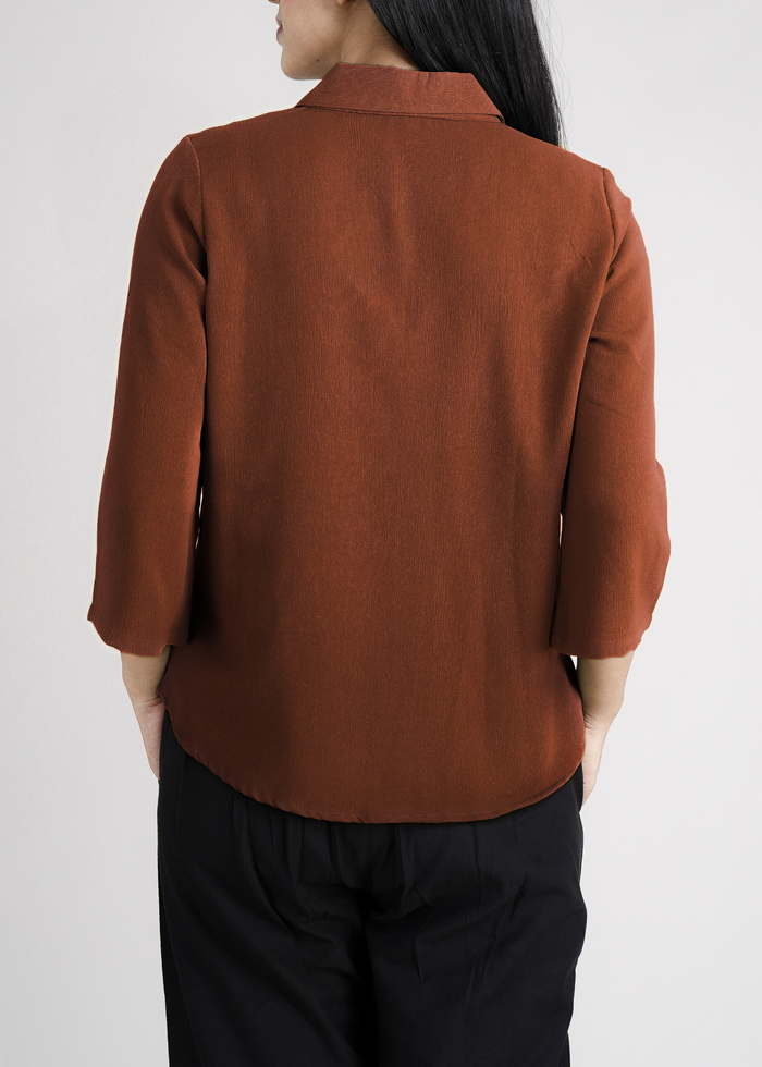 Women Textured Shirt Style Top