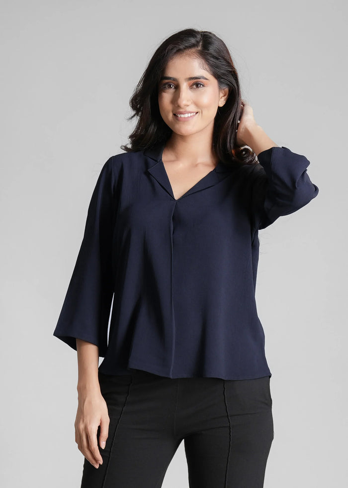 Women Textured Shirt Style Top
