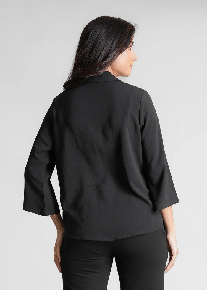 Women Textured Shirt Style Top