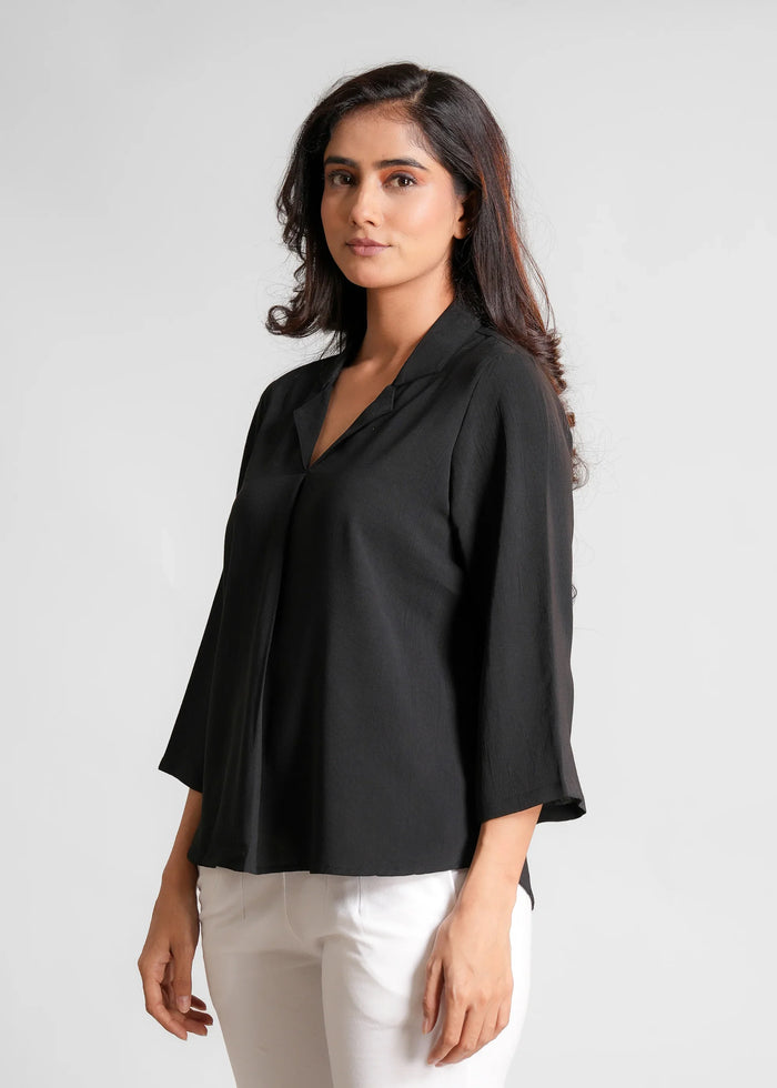 Women Textured Shirt Style Top
