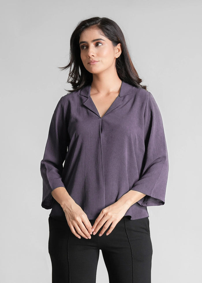 Women Textured Shirt Style Top