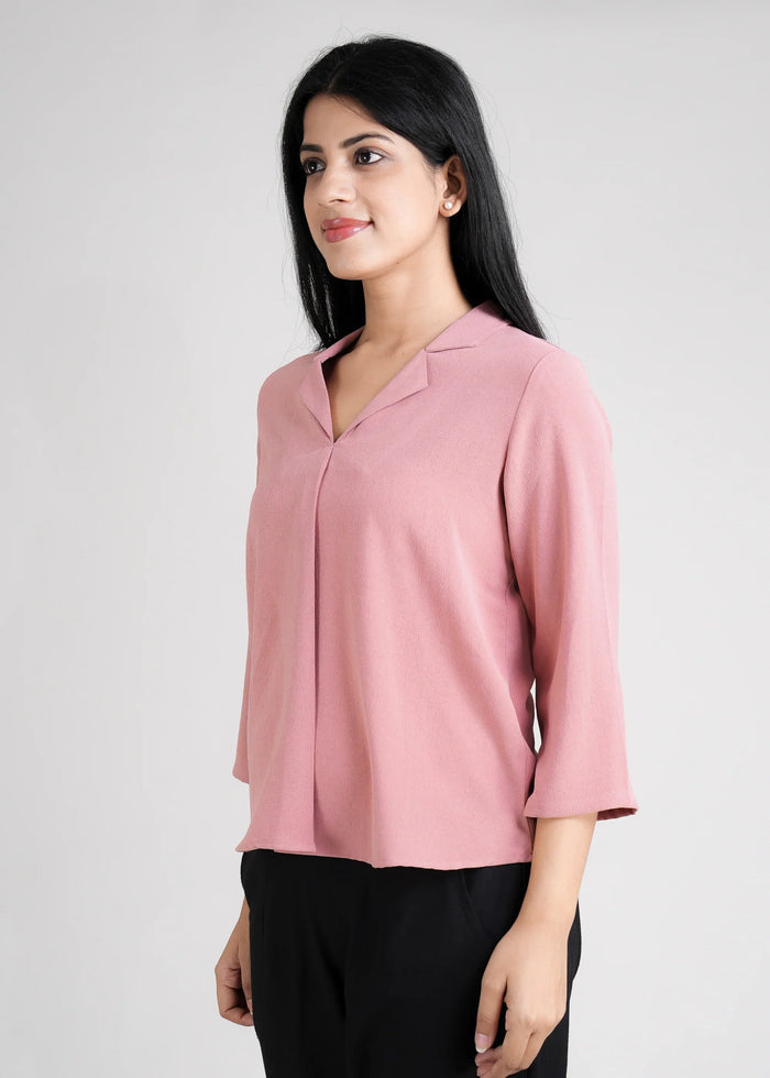 Women Textured Shirt Style Top