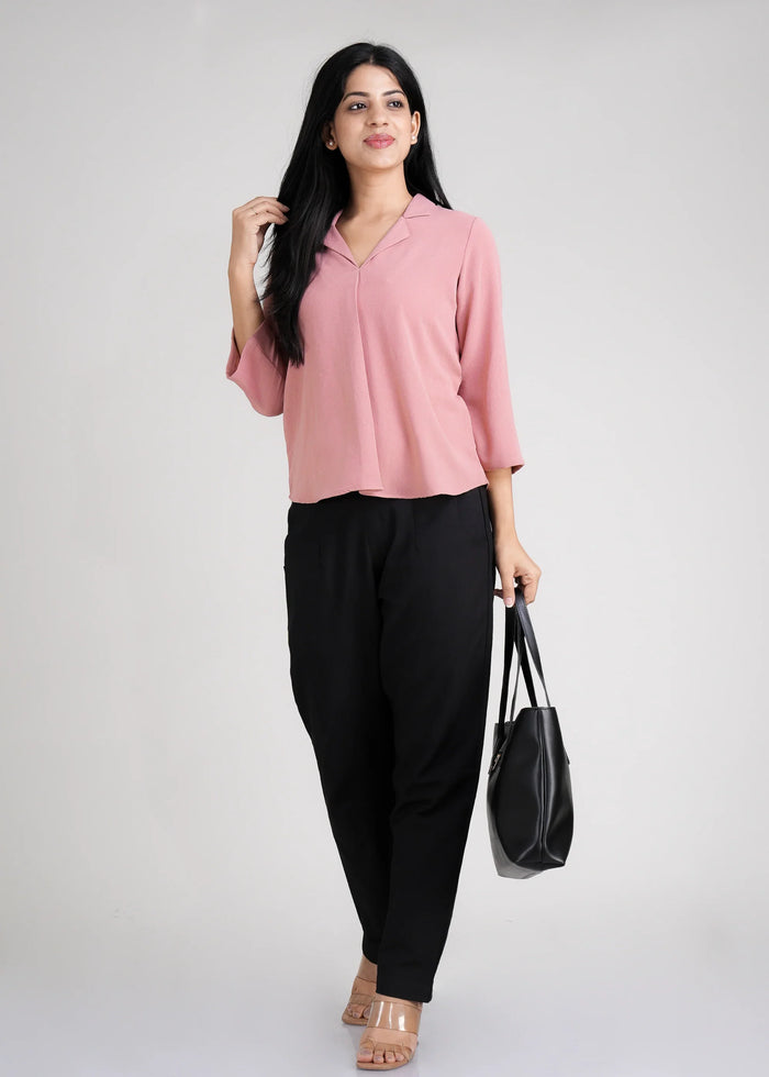 Women Textured Shirt Style Top