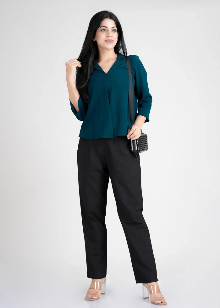 Women Textured Shirt Style Top